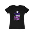 Women's Ghouls Just Wanna Have Fun Short Sleeved Tee - Arcane Imports