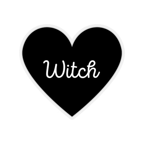 Witch Heart Sticker - Black - Arcane Imports