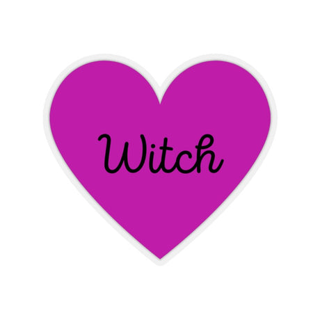 Witch Heart Sticker - Pink - Arcane Imports