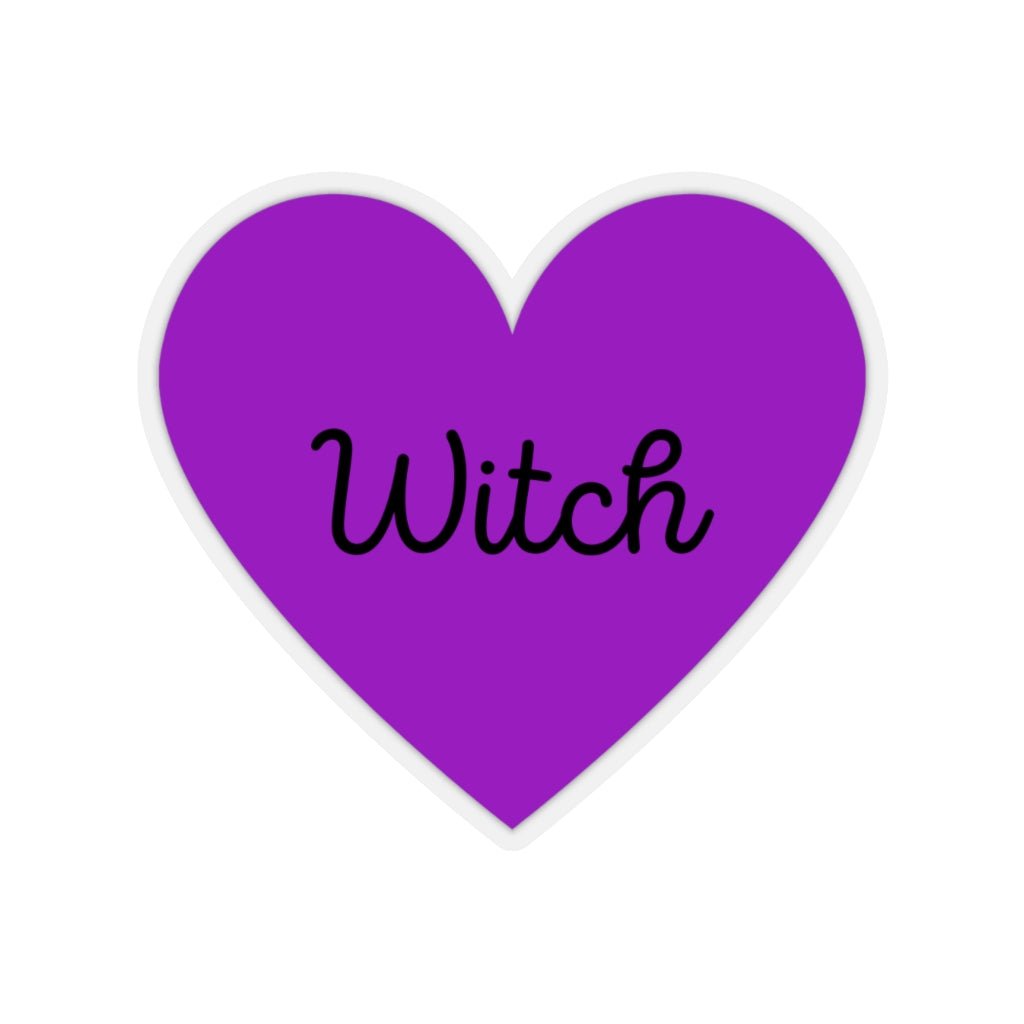 Witch Heart Sticker - Purple - Arcane Imports